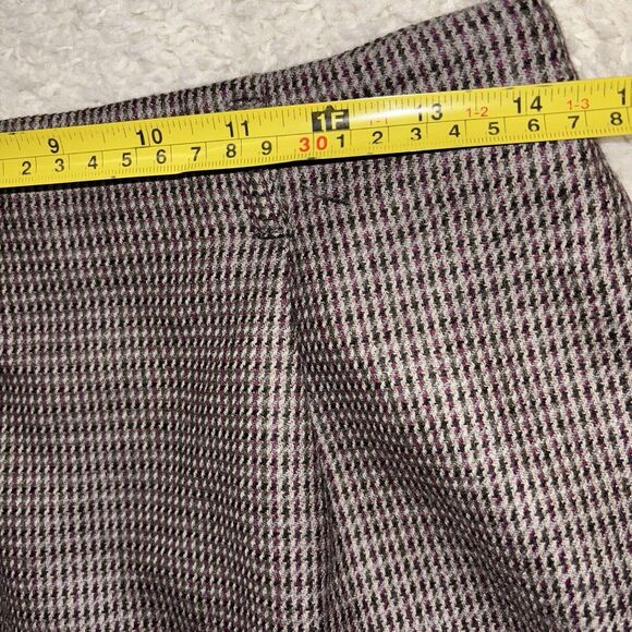 Vntg Breckenridge Houndstooth Wool Pencil Skirt Womens 10 Office Academia Preppy - Picture 2 of 8